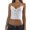 White, variant on Women Y2K Retro V Neck Crop Cami Tops Aesthetic Fairy Grunge 90s Vintage Tank Tops Streetwear