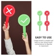 thumbnail image 3 of KAKOWELY 4Pcs Voting Paddle Teacher Judging Board Portable Voting Board Answer Paddle Reusable Game Paddle,11.61X"X5.91"X0.39", 3 of 5
