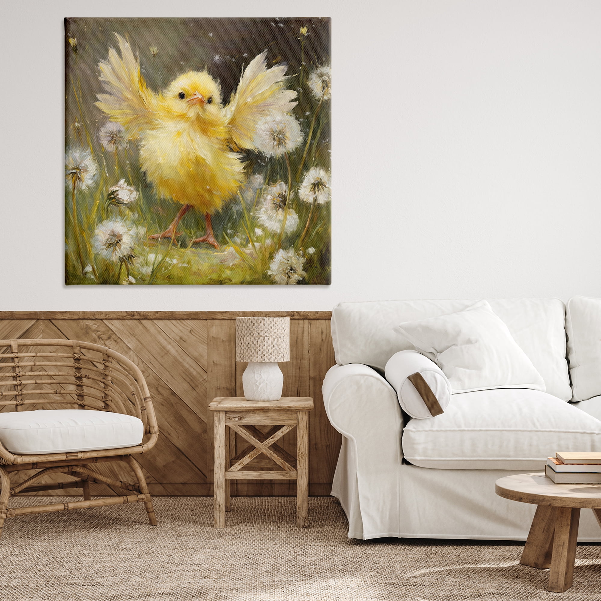 Stupell Industries Free As A Peep Chick Canvas Wall Art, design by Tina LeCour