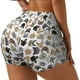thumbnail image 1 of Balery Cute Cats Pantalones cortos de entrenamiento estampados para mujer, sin costuras, ajustados, para gimnasio, yoga, correr, deportes, ejercicio activo, fitness.-Small, 1 of 8