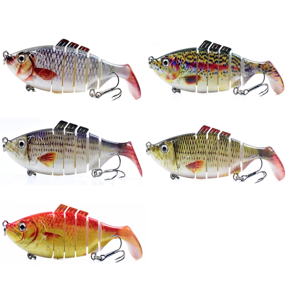 Pcs Fishing Lures For Bass Segmented Multi Jointed, 47% OFF