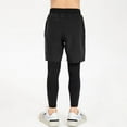 thumbnail image 2 of Shorts de Course 2 en 1 pour Enfants avec Poches, Short de Gym, Collants de Compression, Pantalon de Survêtement d'Entraînement, Collants de Basketball, Pantalon d'Entraînement, 2 of 5