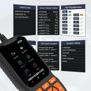 OBD2 Scanner Diagnostic Tool - Check Engine Light Code Reader, Reset Function, Data Stream, I/M Readiness, Full Features