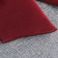 thumbnail image 4 of Miangastore Ensemble de Nœuds Papillon d'Affaires Pré-Noués en Microfibre pour Hommes (Vin), 4 of 8