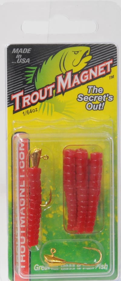 Leland Lures Trout Magnet Pack 1/64 Ounce Orang / Chartreuse 9/piece 