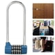 thumbnail image 5 of Cerradura de puerta NikouMX Cerradura de gabinete en forma de U de Aleación de zinc color Rojo Azul Plata Negro, 5 of 8