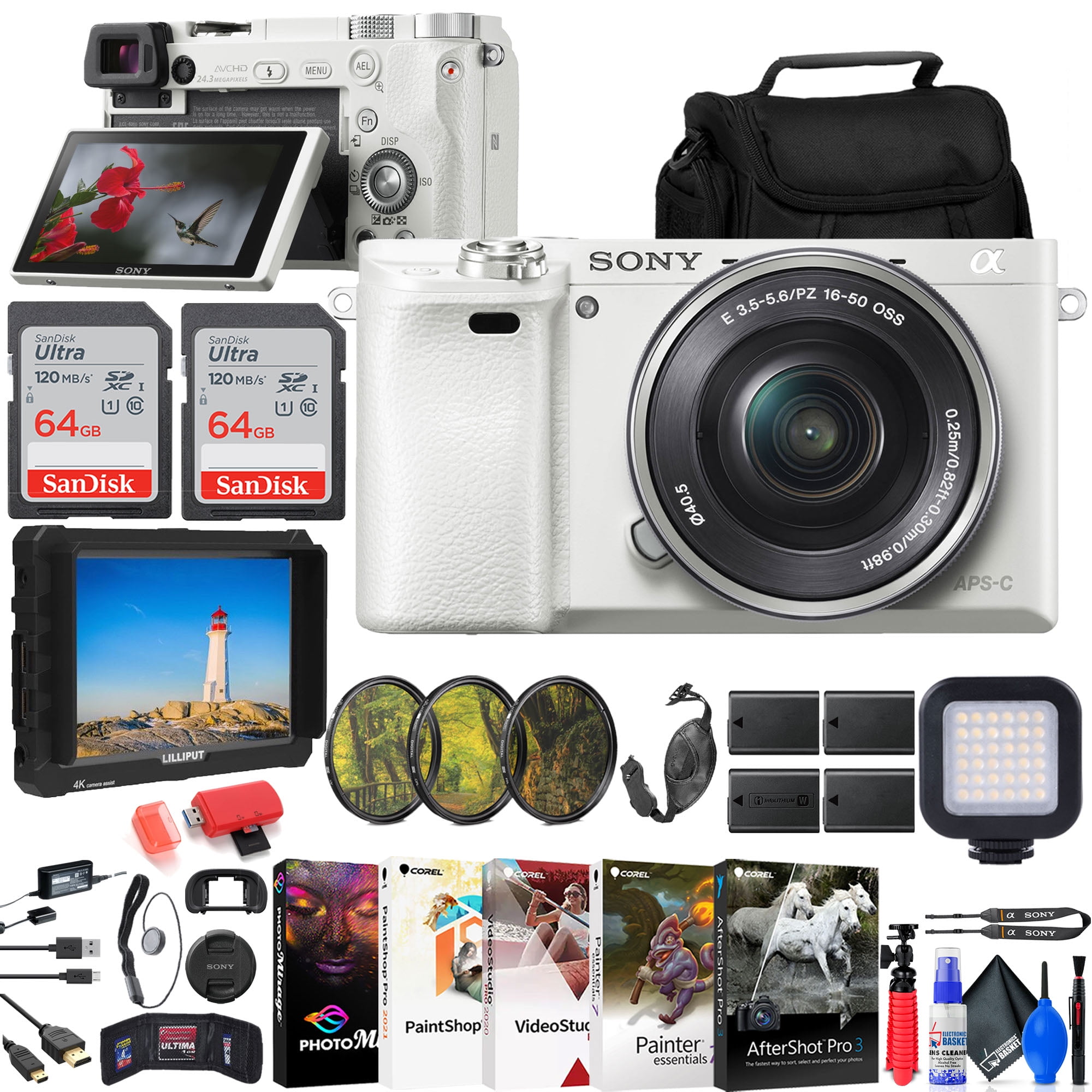 Sony Alpha a6000 Mirrorless Digital Camera with 16-50mm Lens +