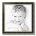 thumbnail image 2 of ArtToFrames 15" x 15" Black Panel With Silver Lip Picture Frame, 15x15 inch Multi Wood Poster Frame (WOM-5093),  Pack, 2 of 7