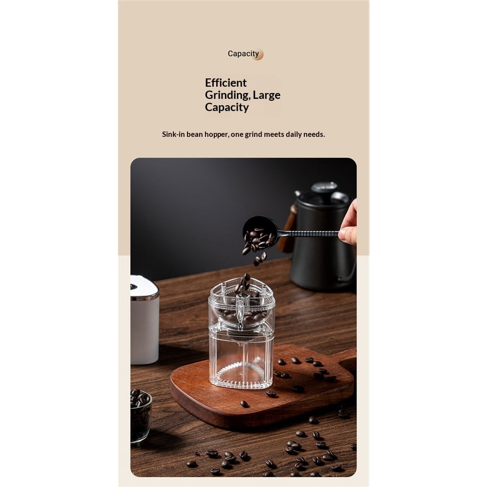 Coffee Grinders for Home USE, Coffee Grinder, Ccoffee Maker with Grinder Built in USB Charging, Adjustable Coarse/Fine Grinding, Suitable for Various Coffee Brewing Modes