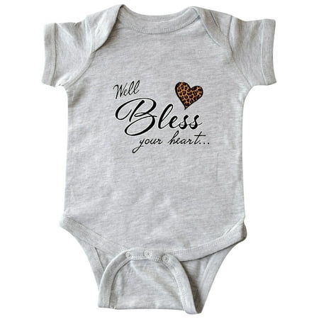 

Inktastic Well Bless your Heart with Leopard Print Gift Baby Boy or Baby Girl Bodysuit