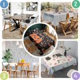 thumbnail image 3 of Witch Pumpkin Halloween Pattern Rectangle Tablecloth 60"x120",Waterproof Polyester Rectangle Table Cloth, Wipeable Spillproof Polyester Tablecloth for Dining, Camping, Indoor and Outdoor, 3 of 6