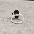 thumbnail image 6 of Natural Garnet Ring, Rough Garnet Gemstone Ring, January Birthstone, Wire Band, 925 Sterling Silver, Womens Ring, Christmas, Thanksgiving, Handmade, Statement Jewelry, Rough Gemstone Jewelry, 6 of 6