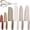 Cream, variant on This 13-piece kitchen knife set features a healthy, rust-resistant coating, is dishwasher safe, and comes with 6 blade protectors. It's the perfect Mother's Day gift for your kitchen.