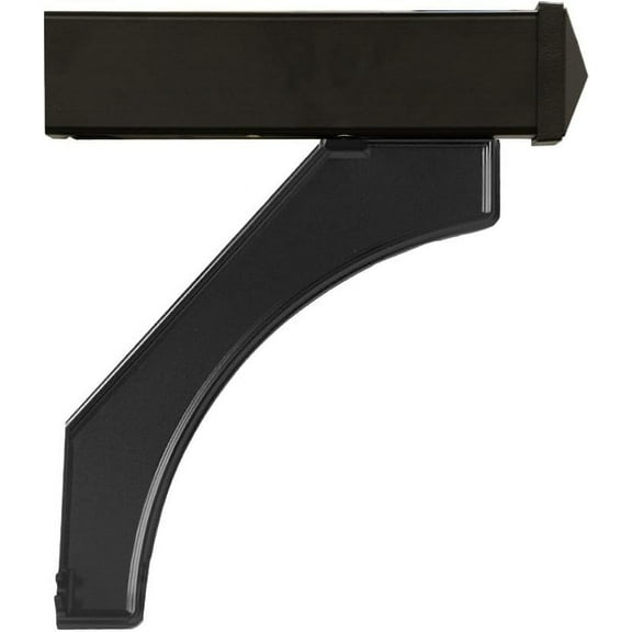 Salsbury Industries 4877BLK Arm Kit Replacement for Deluxe Post for 1 Mailbox, Black