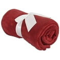 thumbnail image 3 of Threadart Super Soft Ultra Plush Fleece Throw Blankets 50"x60" | Fuzzy Soft Cozy Microfiber | Maroon | 11 Colors available, 3 of 10