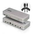 thumbnail image 1 of StarTech.com USB-C Docking Station 10-in-1, USB4, Up to 100W Charging for Laptop, 40Gbps Data Transfer, 2.5Gb Ethernet, Single 8K, Dual 4K Display, 6X USB Not MacOS Compatible, 1 of 9