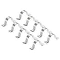 thumbnail image 1 of Unique Bargains 40mm Rigid Pipe Strap Clamp, 10 Pcs 304 Stainless Steel Two Hole U-shape Tube Clip, 1 of 5