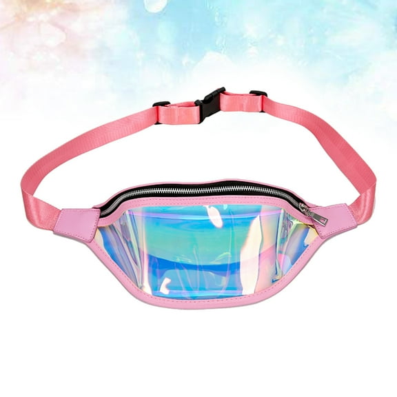 LULULION Fanny Bag For Women Plastic Pink 1Set