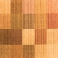 thumbnail image 1 of Ahgly Company Indoor Square Checkered Orange Modern Area Rugs, 5' Square, 1 of 1