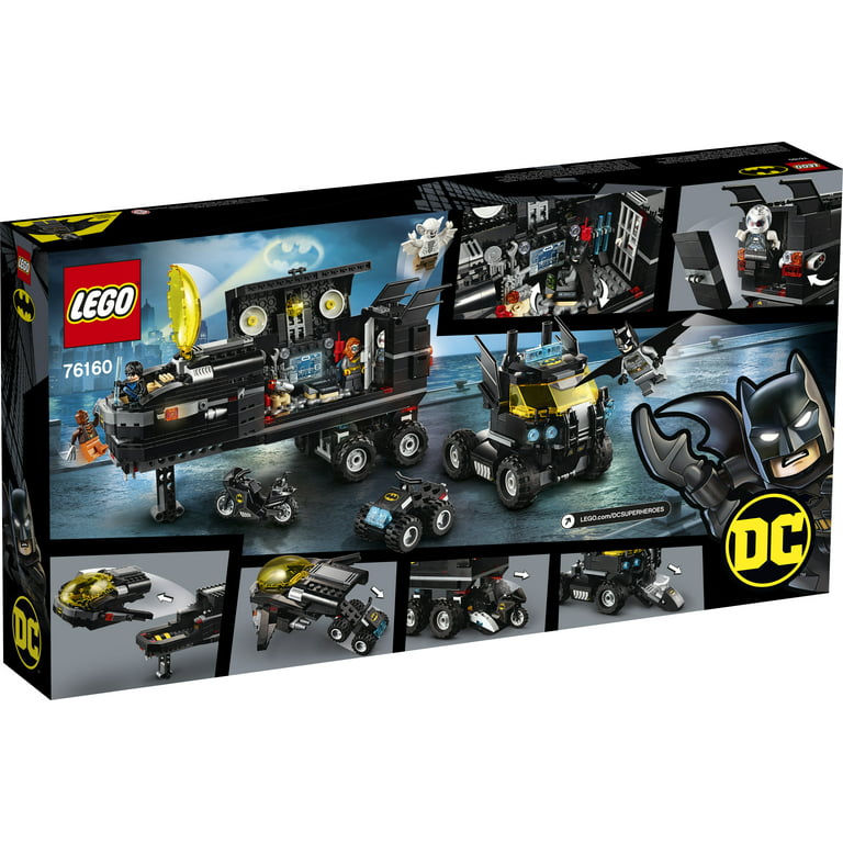 vandtæt Piping mandig LEGO 76160 DC Mobile Bat Base Toy Building Kit - Walmart.com