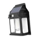 thumbnail image 4 of Lámpara de pared solar para exteriores, iluminación LED impermeable, resistente al viento, decoración solar Negro y grande, 4 of 9