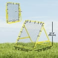 thumbnail image 3 of HOMCOM Rebounder Net Football Training Aid Kickback Target Play Yellow, 3 of 10