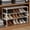 White, variant on Ledrem 3-Tier Stackable Reversible Shoe Rack Organizer, Black Steel & Plastic, Tiered Shoe Rack Shelf, Stacking Shoe Rack