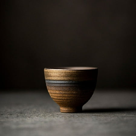 

Ceramic Teacups Chinese Kung Fu Tea Cup DrinkwareAntique Japanese Style Stoneware Tea Cup Ceramic Single Cup