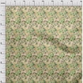 thumbnail image 4 of oneOone Cotton Poplin Green Fabric Floral Craft Projects Decor Fabric Printed By The Yard 56 Inch Wide-W8, 4 of 6