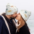 thumbnail image 5 of Kdxio Dandelion Winter Beanie for Men Women Beanie Knit Hat Cuffed Cap Beanie Knit Chunky Snow Cap, 5 of 6
