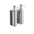thumbnail image 3 of Stainless Steel Wall Mounted Soap Dispenser Bathroom Squeeze Bathroom Lotion Dispenser Hole Free Installation Round, 3 of 4