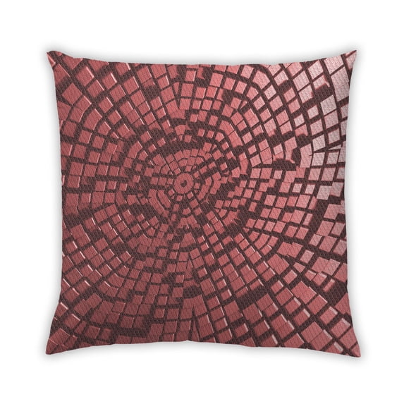 Ahgly Company Outdoor Square Contemporary Throw Pillow, 18 inch by 18 inch