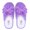 Orchid, variant on Women’s Cute Comfy Bow Knot Memory Foam Slip On Big Wave Stripe Rosette House Slippers (US 5-6, Orchid)