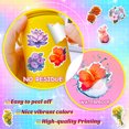 thumbnail image 5 of Zshan 50Sheets Scrapbook Sticker Flowers Sticker Decoration Sticker Planner Sticker Journal Sticker for Adult for Diary Album Card Making Art and Craft, 5 of 5