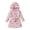 Hot Pink, variant on WUANDIXFA Boys Girls Robe Kids Flannel Hooded Bathrobe Sleepwear Pajamas Toddler Soft Plush Robes for Girls Bathrobe Toddler Girl Long,Dark Gray,4-5 Years