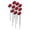 Red, variant on Bee Garden Stakes Decor,10pcs Spring Summer Resin Bumble Bees Garden Stakes Outdoor Lawn Pathway Patio Plant Pot Metal Yard Art Ornaments