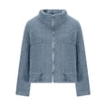 thumbnail image 4 of Veste pour Femmes, Chandail à Manches Longues Couleur Unie, Pulls pour Femmes, 4 of 6