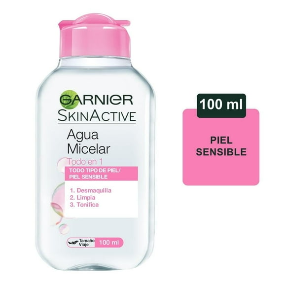 Agua micelar Garnier SkinActive todo en 1 100 ml