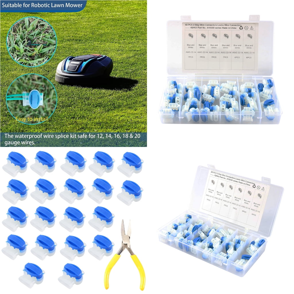 Yokua Versatile Electrical Connectors Self-Stripping for Garden Tool & Appliances