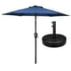 thumbnail image 1 of Sombrilla de patio Simple Deluxe de 2,3 m con base de 22,7 kg de capacidad Bl, 1 of 9