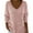 Pink, variant on Women's Sweatshirt Sequin Print Long Sleeve V Neck Drop Shoulder Pullover Shirts Black