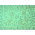 thumbnail image 1 of Ahgly Company Indoor Rectangle Persian Turquoise Blue Traditional Area Rugs, 7' x 9', 1 of 4
