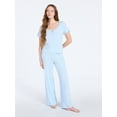 thumbnail image 4 of Joyspun Women’s Pointelle Knit Sleepwear Pants, 30'' Inseam, Sizes XS-3X, 4 of 5