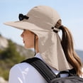 thumbnail image 4 of Gyujnb Lightweight Breathable Mesh Sun Hat Hat with Detachable Neck for Outdoor Activities, 4 of 6