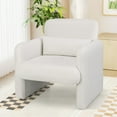 thumbnail image 2 of Costway 2 PCS Chenille Accent Chair with Removable Lumbar Pillow Thick Seat Cushion Backrest, 2 of 9