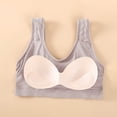 thumbnail image 4 of VBVC Women's Textured Seamless Wireless Bra,Ladies Full Coverage Bralette,Supportive Racerback Lingerie For Women,Beige,Size XL, 4 of 5