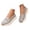 Grey, variant on Modisza Women Leather Loafers Comfortable Slip on Business Work Flat Shoes Ladies Casual Driving Loafer for Travel Beige Size 6.5