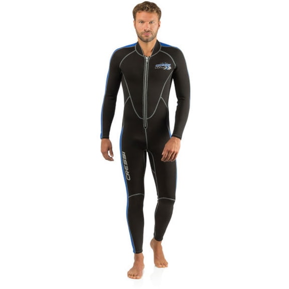 Cressi 2mm Mens Lido Long Full Front Zip Wetsuit