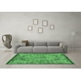 thumbnail image 3 of Ahgly Company Indoor Round Persian Emerald Green Traditional Area Rugs, 4' Round, 3 of 4