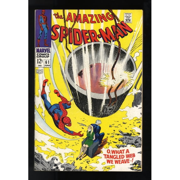 Amazing Spider-Man #61 VF+ 8.5 1st Gwen Stacy Cover Appearance! Comic Book